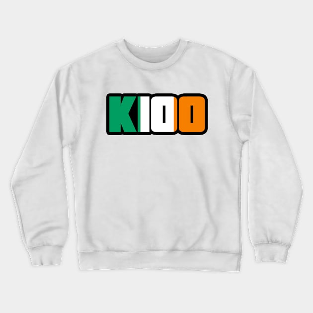 K100 Ireland Crewneck Sweatshirt by K100 with Konnan and Disco